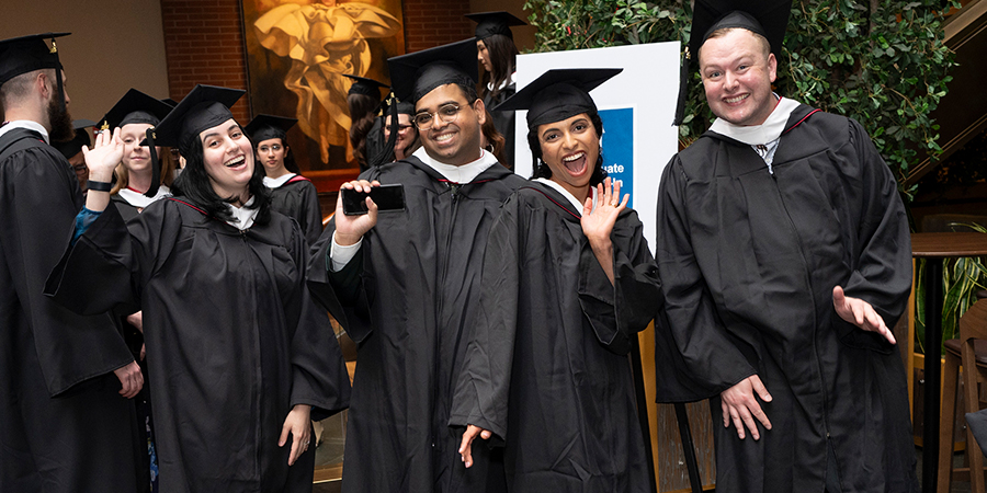 Penn LPS Online students at graduation