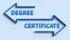 Certificate or degree?